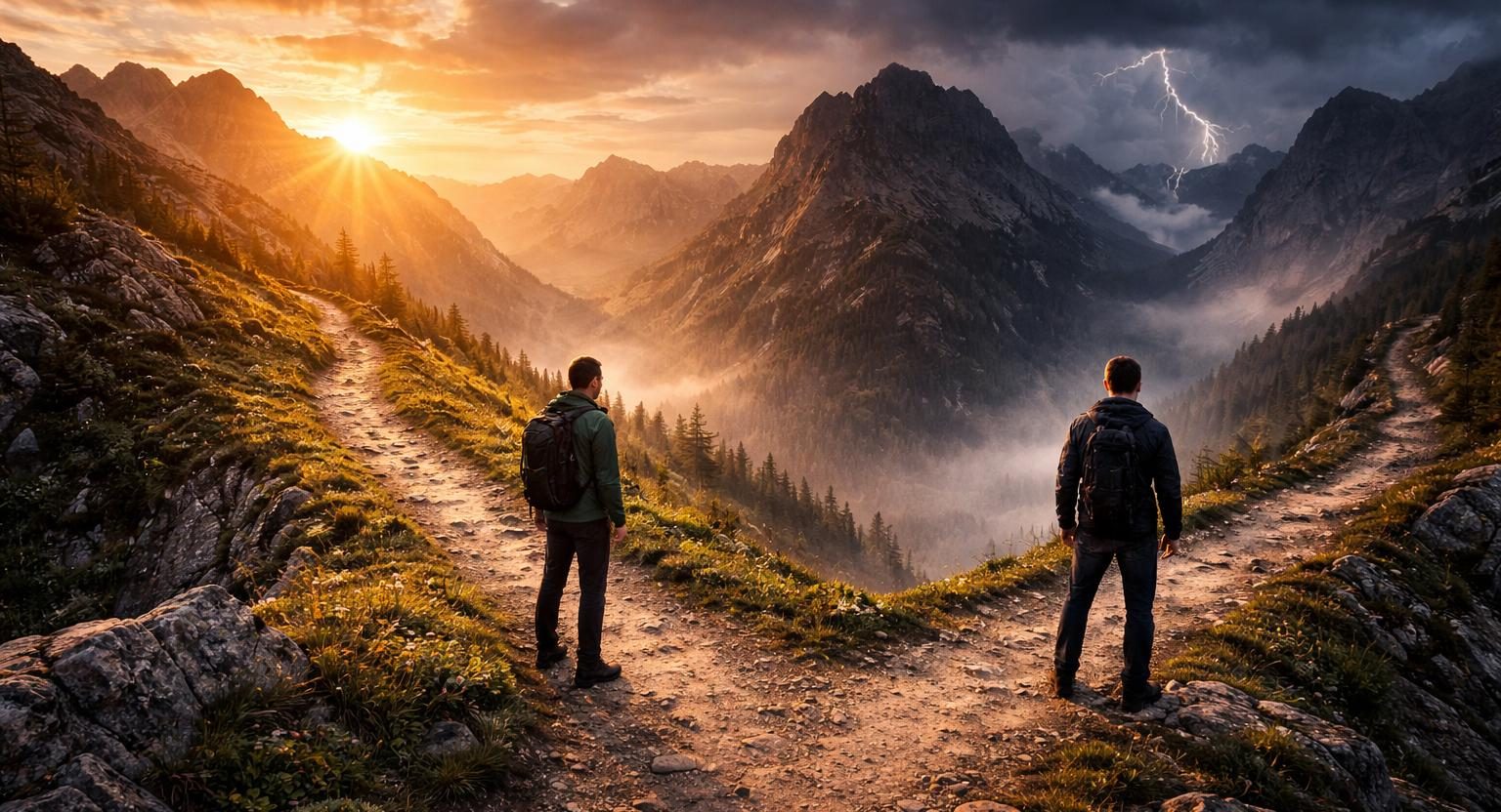 Konversion zwischen Chance und Herausforderung